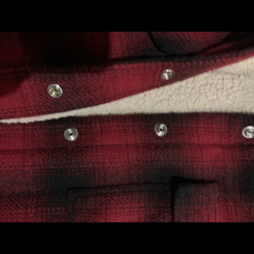 Checkered, Button Down Jacket Eddie Bauer - image 3